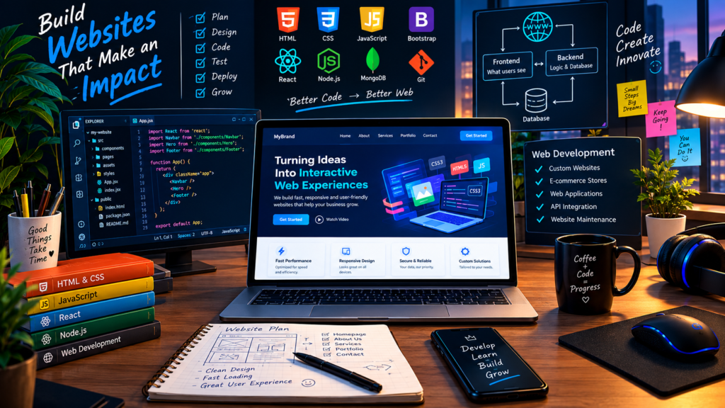 Professional website development services for business growth