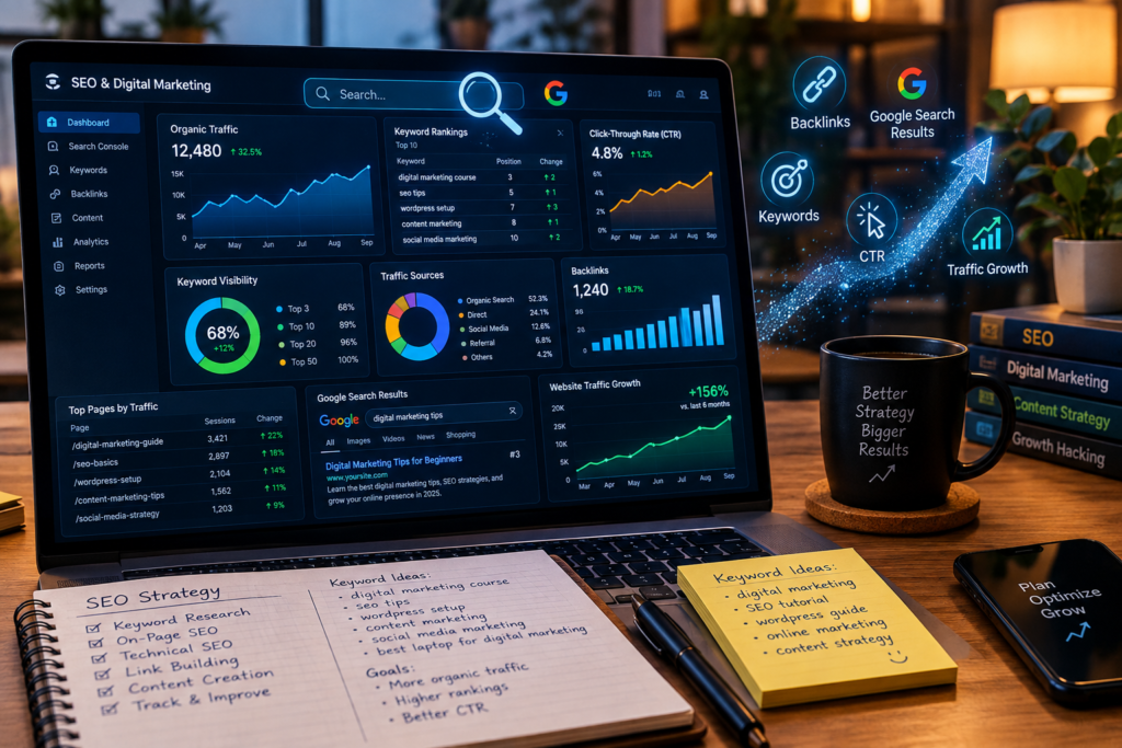 SEO services to improve website visibility in search engines